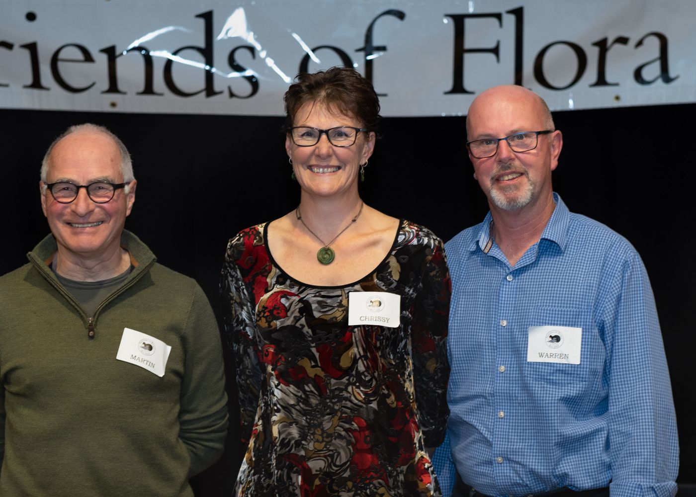 Martin Howard with Chrissy & Warren Kaneen